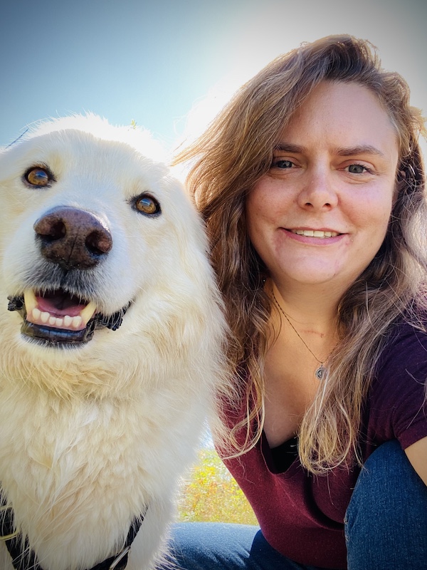 Selfie with my dog Oliver